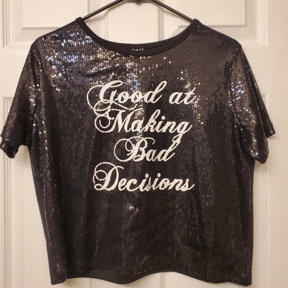 Sequened Rue 21 T Shirt